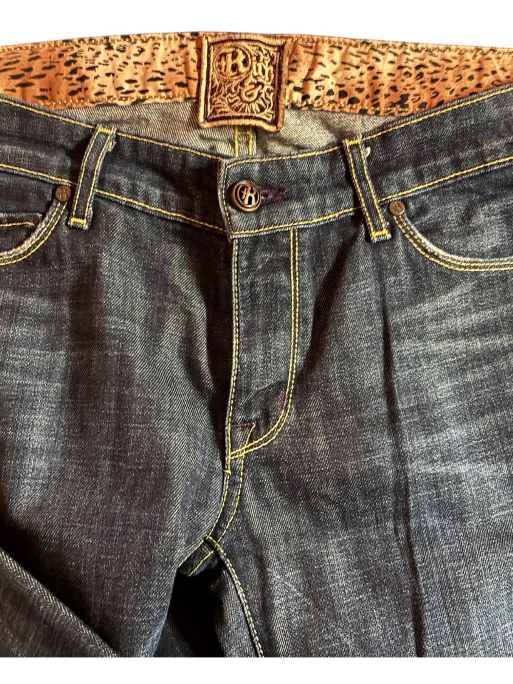 Women’s Rich and Skinny Dark Blue bootcut Jeans Sz 27